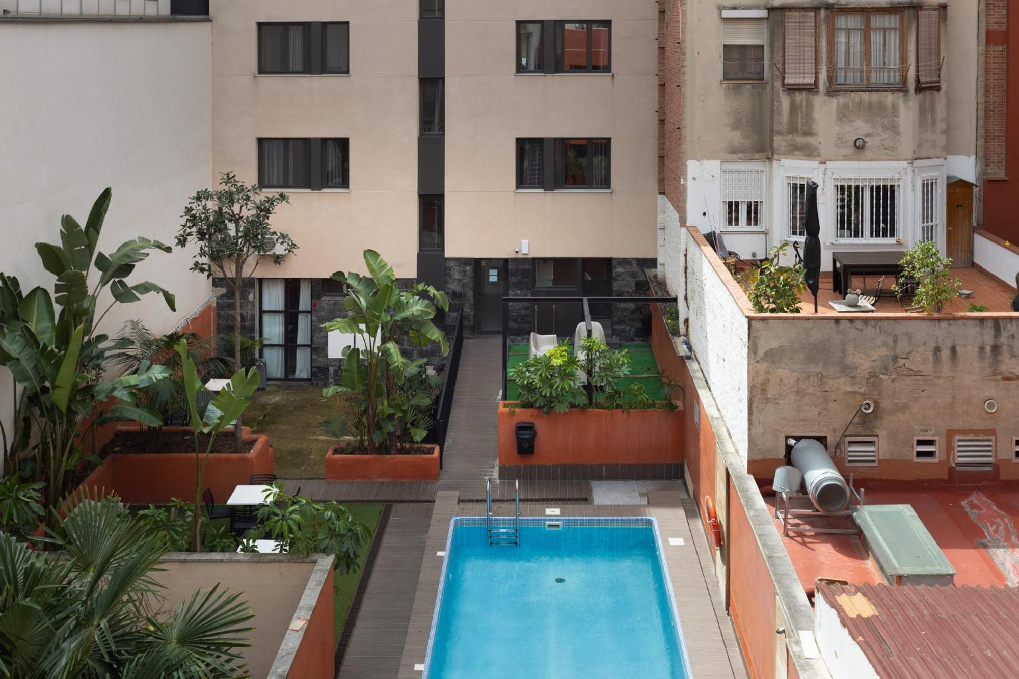Ferienwohnung Enjoybcn Patio De Gala Barcelona Exterior foto